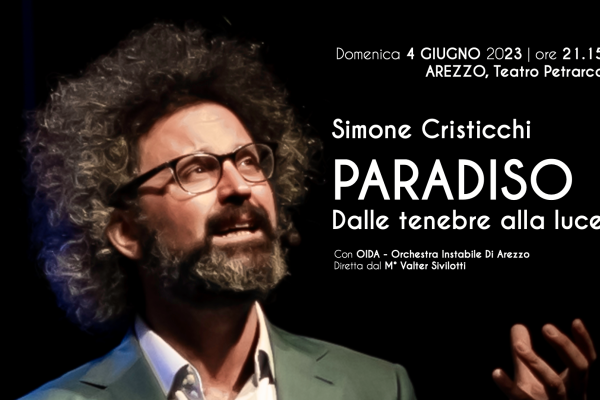 Paradiso – Simone Cristicchi – domenica 4 Giugno 2023